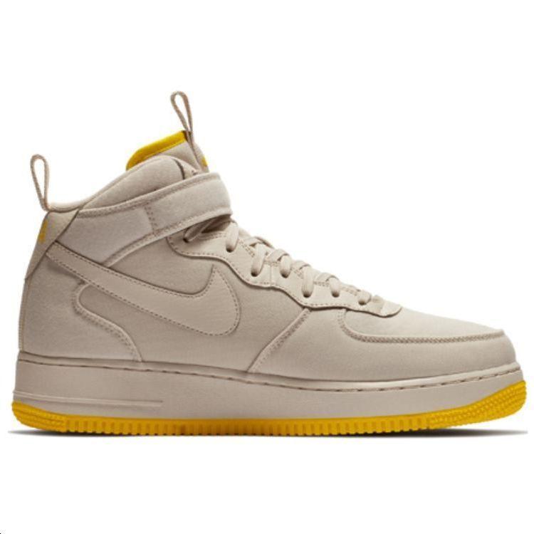 Nike Air Force 1 Mid Canvas Desert Sand Vivid Sulfur Ah6770-002