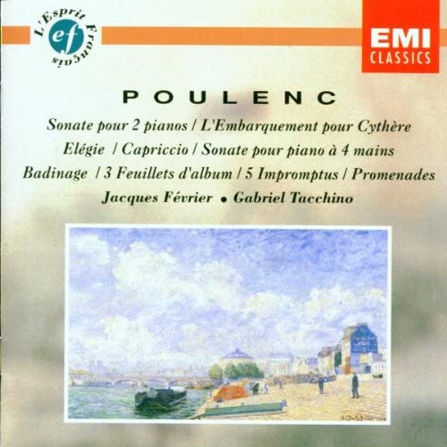 

CD POULENC; FEVRIER - Poulenc;Works 1&2 Pianos Japan Classical Used