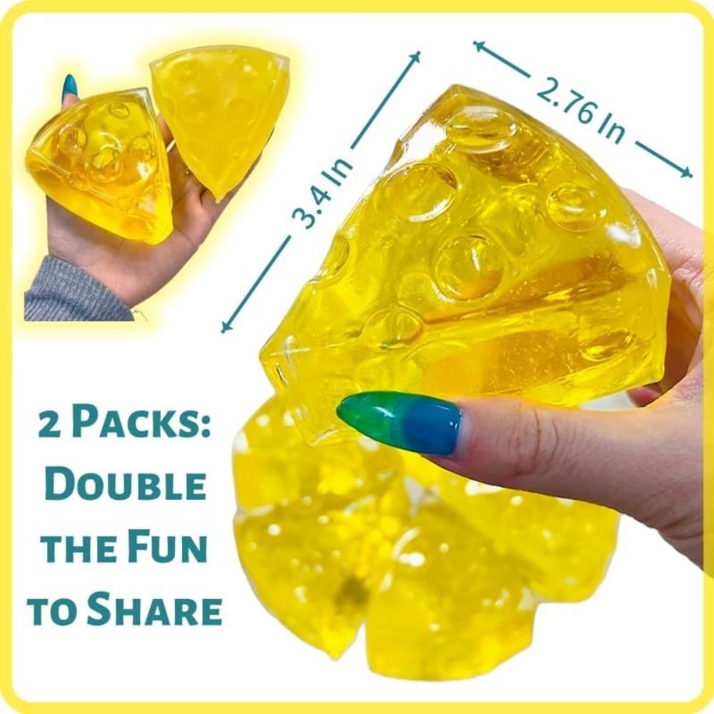 Jouets Enfants Enfants Taba Squishy Miel Fromage Boules Anti-Stress Jouet Sensoriel Fidget Montée Lente Presser pour et Adultes Soulagement du Stress Cadeaux de Fête