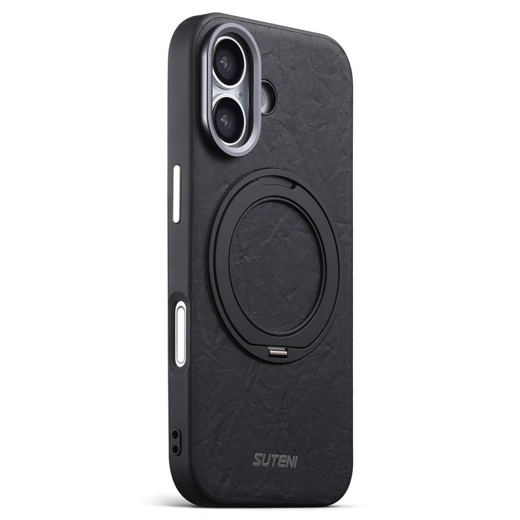 Suteni G9 Rock Texture Magnetic Holder Phone Case