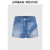 UR Women's Designer Series Blue Denim Shorts