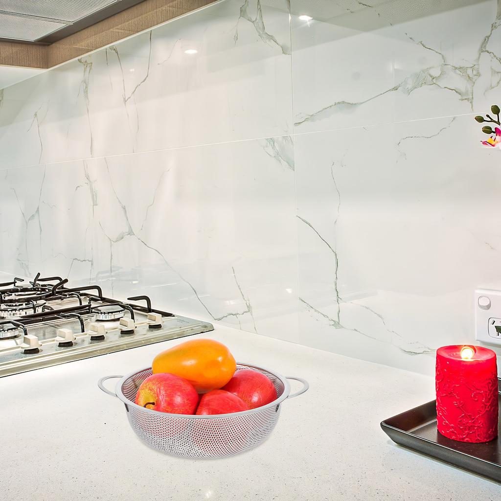 2 PCS Sieves and Strainers Kitchen Colander Noodle Drainage Silver Stainless Steel Mesh