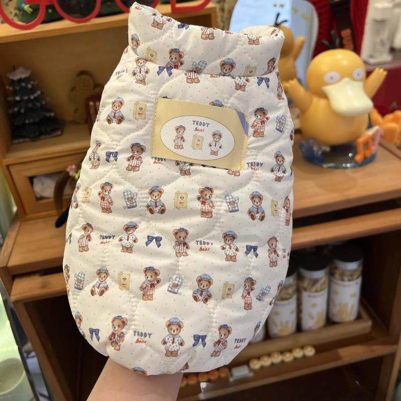 Autumn and Winter Dog Cat Warm Cotton Clothes Pet Vest Jacket