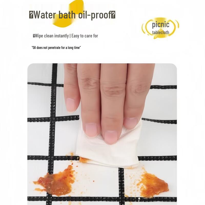 Waterproof Disposable Plaid Tablecloth for Outdoor Use