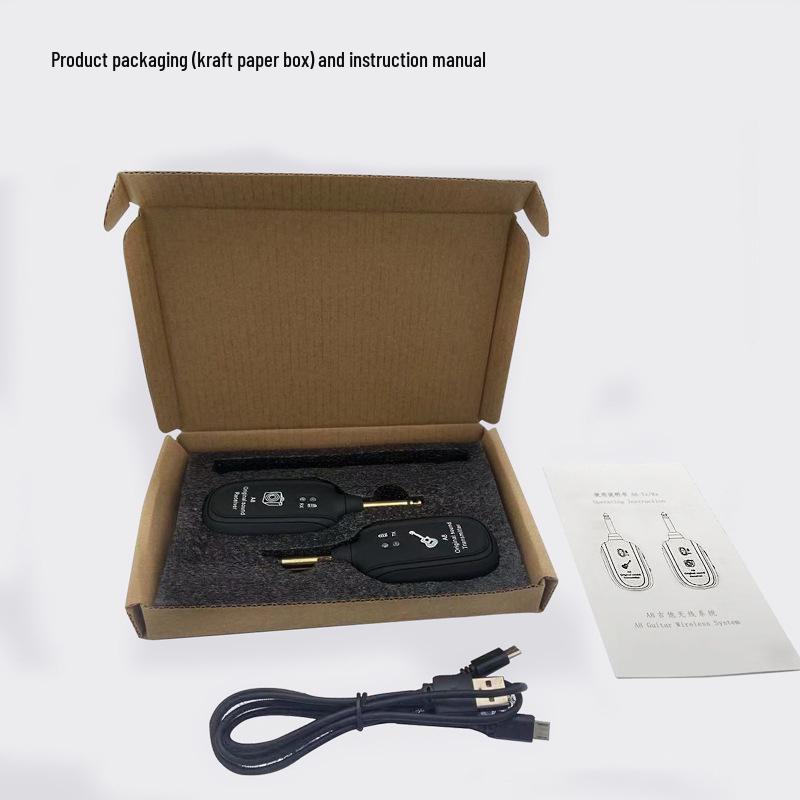 Electric Guitar Wireless Transceiver System - One-to-One or One-to-Two Transmission