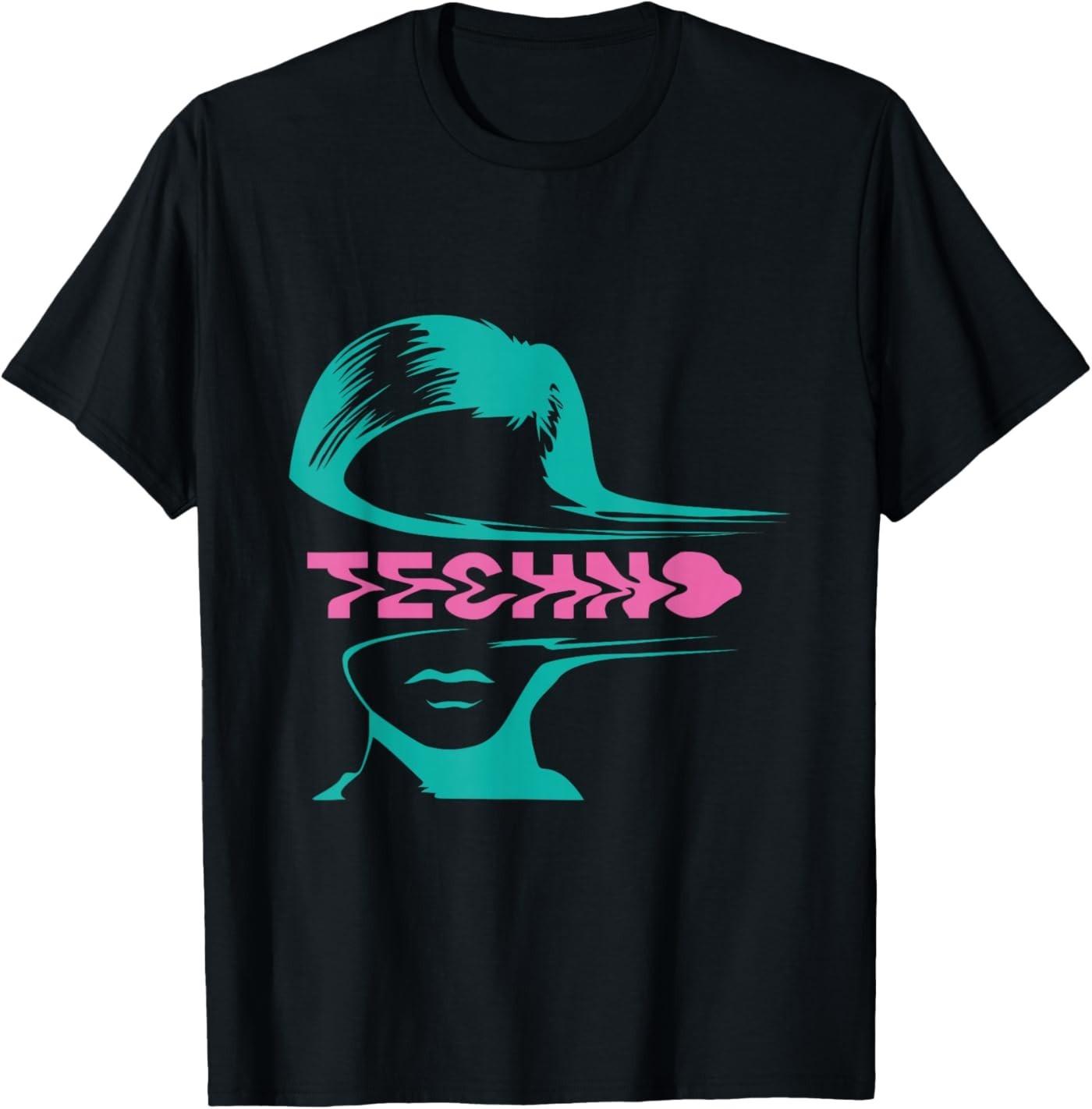 Techno Music Techno Fan Musician DJ T-Shirt S разноцветный