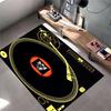 Vinyl Record Turntable Design Rug Non-slip Rug Suitable for Living Room and Bedroom Sofas