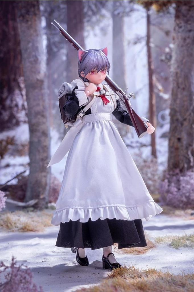 SYXLCYGJ HASUKI Feiqizi Articulated Action Complete Set PA010 1/12 Scale, Approx. 15.5cm Tall, Musketeer, Figure,