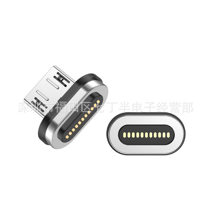 Grenzüberschreitendes magnetisches 3-in-1 PD-Schnellladekabel für Apple, Android & Typ-C-Geräte