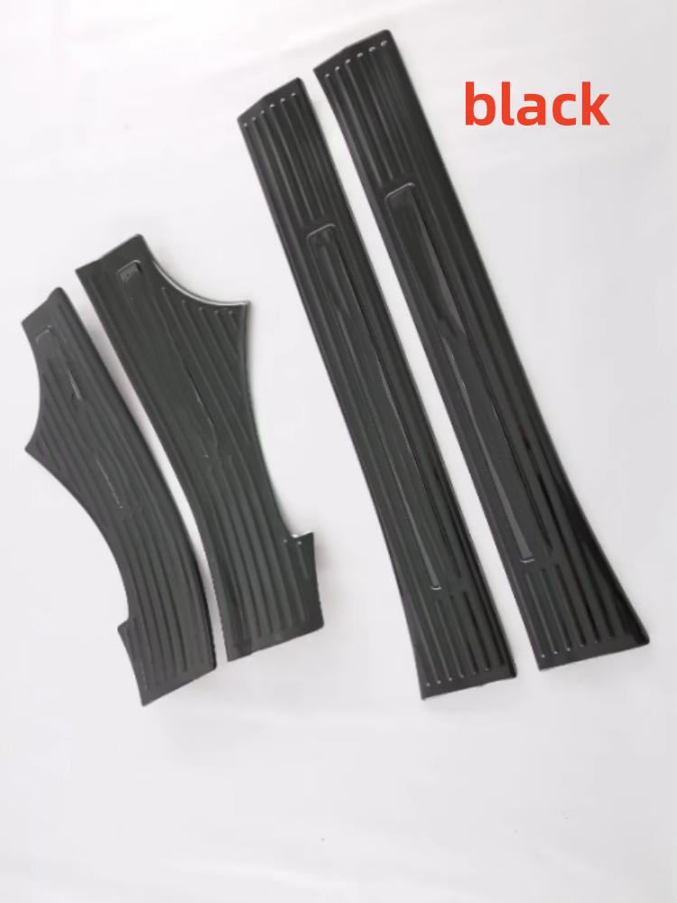 WAK1  LHD/RHD Car Window Control Lift Panel Cover Sticker Carbon Fiber 4pcs for MG4 MG 4 EV Mulan 2023- 2024 Acc.