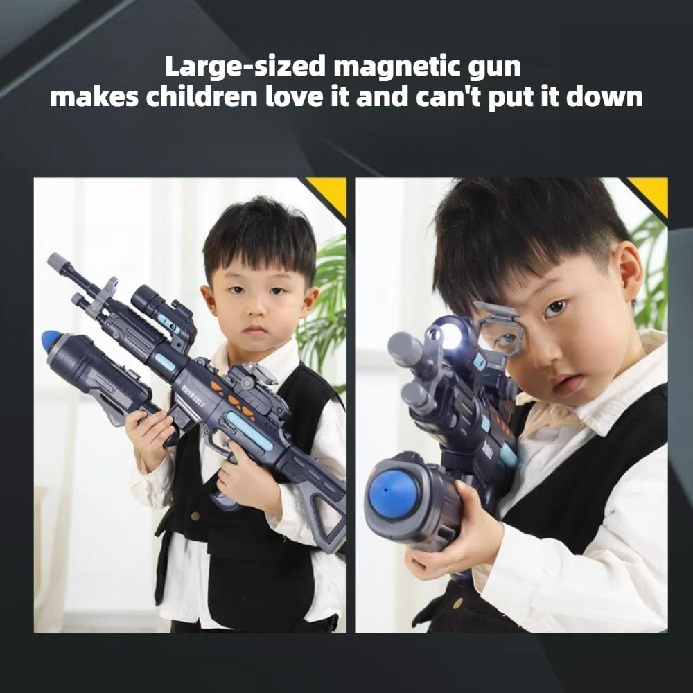 Assemble Able Multi Function Magnetic Power Gun Children's Educational DIY Assembly Combination Toy Gun for Boys and Girls