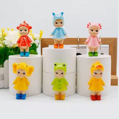 Angel Doll Rainy Day Series Series Blind Box Mini Figures Action Model Collectible Decor Girl Toy Birthday Gift