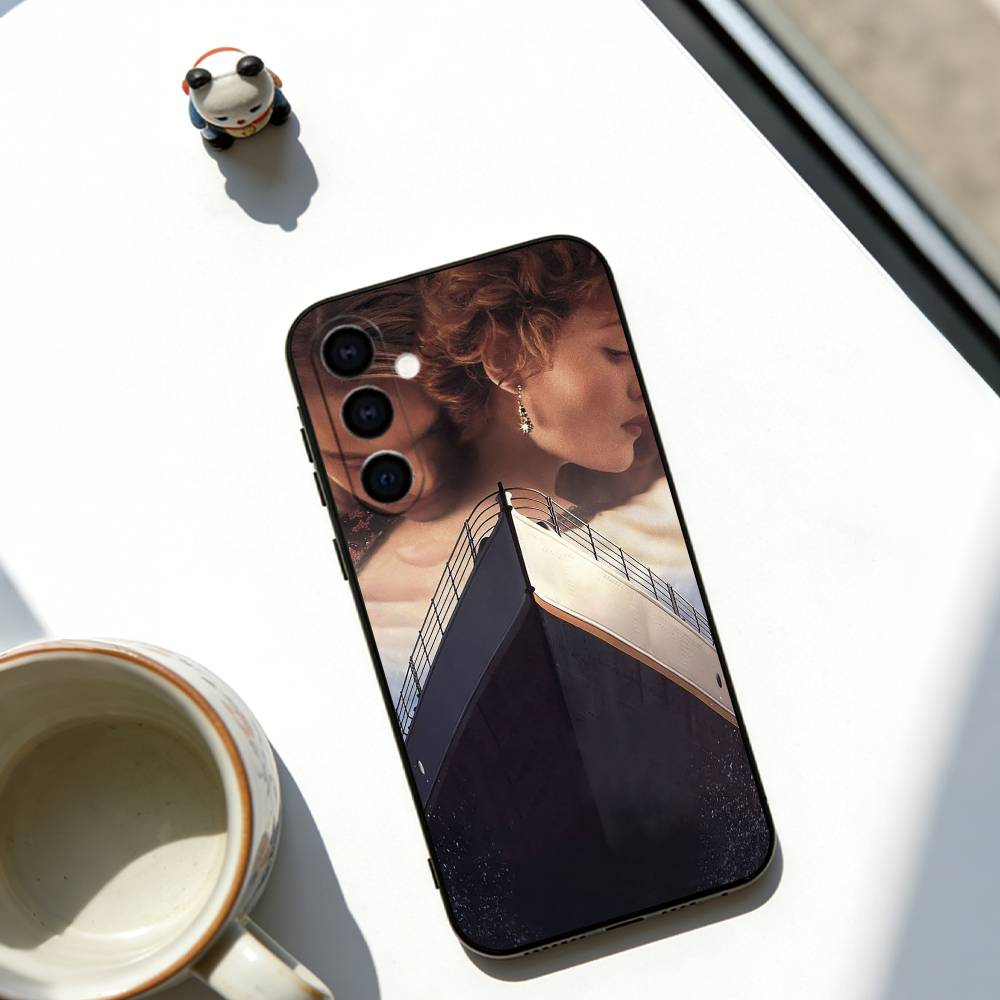 T-Titanic Phone Case Soft Black For Samsung Galaxy A73,A72,A71,A70,A53,A52,A51