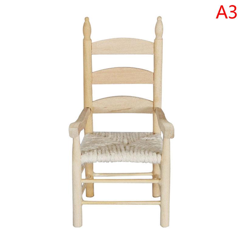 Dollhouse Miniature Furniture Fabric Sofa Couch Chair For 1/12 Doll House Accessories Living Room Decor Minimalist Simple