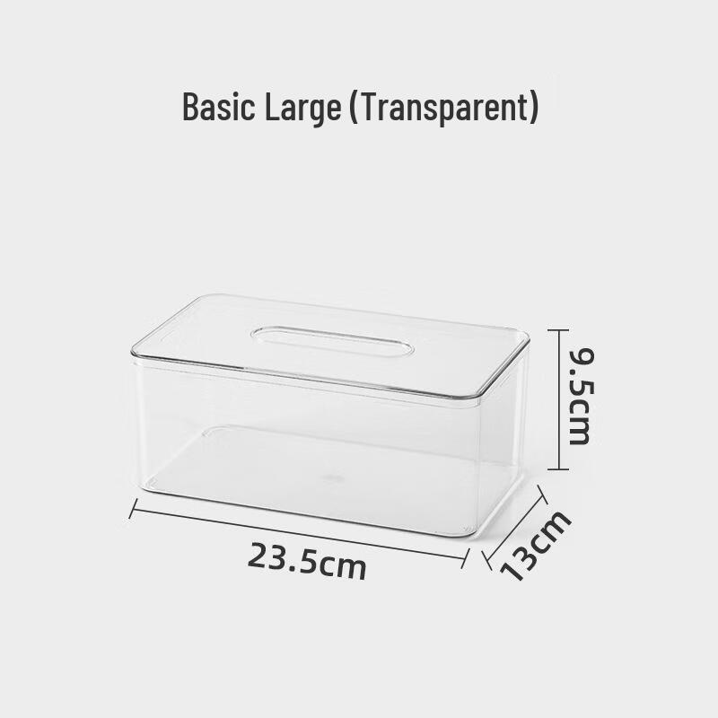 

Transparent Desktop Tissue Box