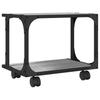 Printer Stand 2 Shelves Grey Sonoma 41x28x33.5cm Engineered Wood