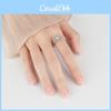 Sunflower Spin Ring For Women With Copper Material And Open Adjustable Fit Jewelry Gift