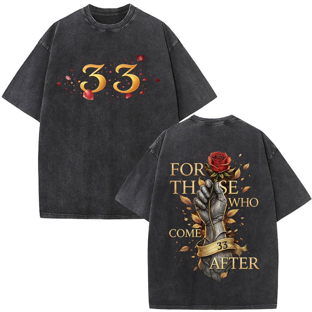 

Game Clair Obscur Expedition Graphic Vintage Washed T Shirt Men Women Clothing Fashion Oversized Cotton Short Sleeve Tshirts S
