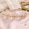 Bridal Crystal Beaded Headband Hand-made Hair Accessories For Chinese Wedding Ceremony