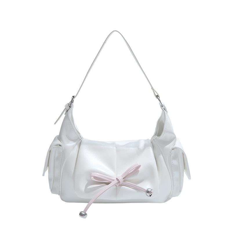 

Модная сумка Женская новая сумка на плечо Сумка-мессенджер с бантом белый