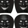 Breathable Elastic Headrest Sleeves 4 Pcs Halloween Car Covers, Creepy Ghost Face Seat Polyester Accessories Protector, Universal Auto Decor