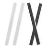 4Pcs Rubber Edge Strip for Dustpan Replacement Refill Repair Accessory Garbage Shovel Pan Rectangle Press Solid
