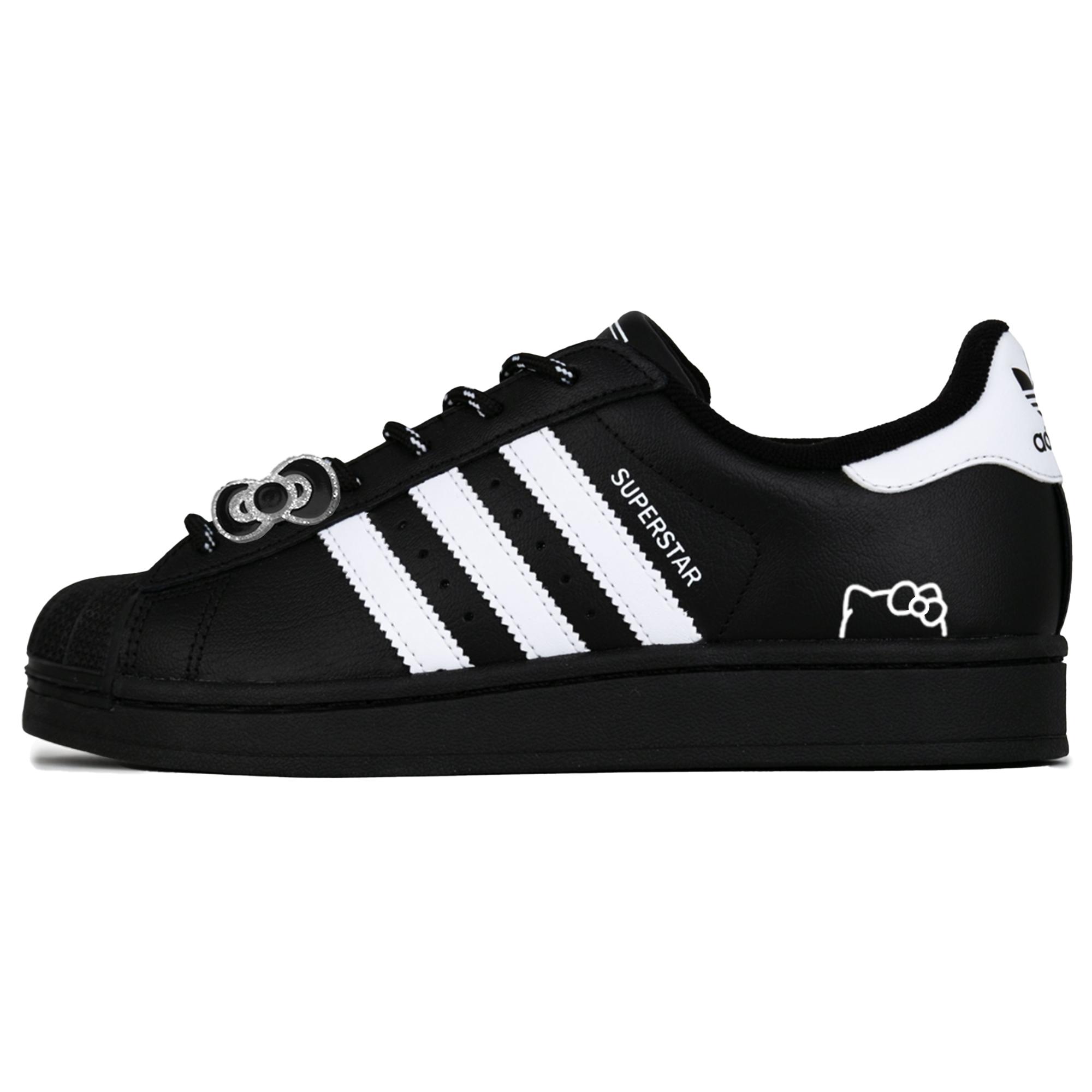 

Adidas Originals Superstar 2 Shell Head, Cool Cat Low top Skateboard Shoes Unisex Black White JI0079(Team1664-) 38⅔
