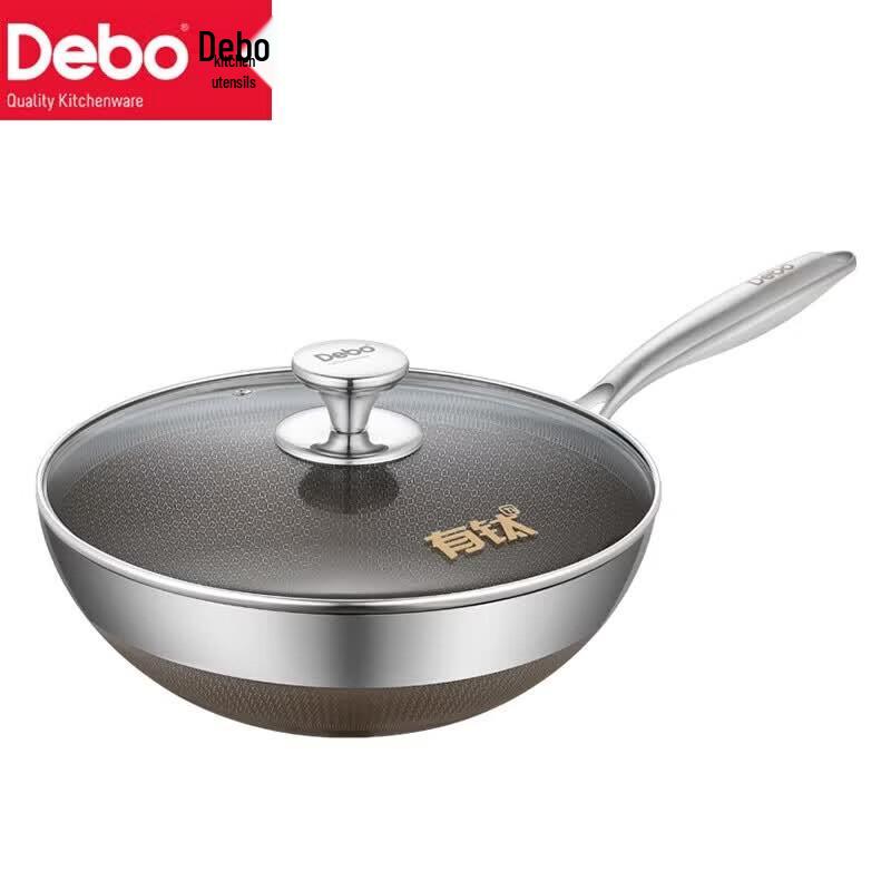 Debo Lazio 28cm Titanium Nano-Ceramic Wok
