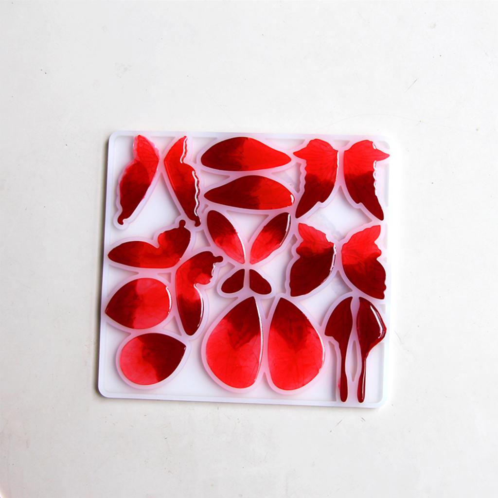 Butterfly Wing Shapes Crafting Mold Artistic Silicone Butterfly Wings Crafting Mold for DIY Enthusiasts and Students