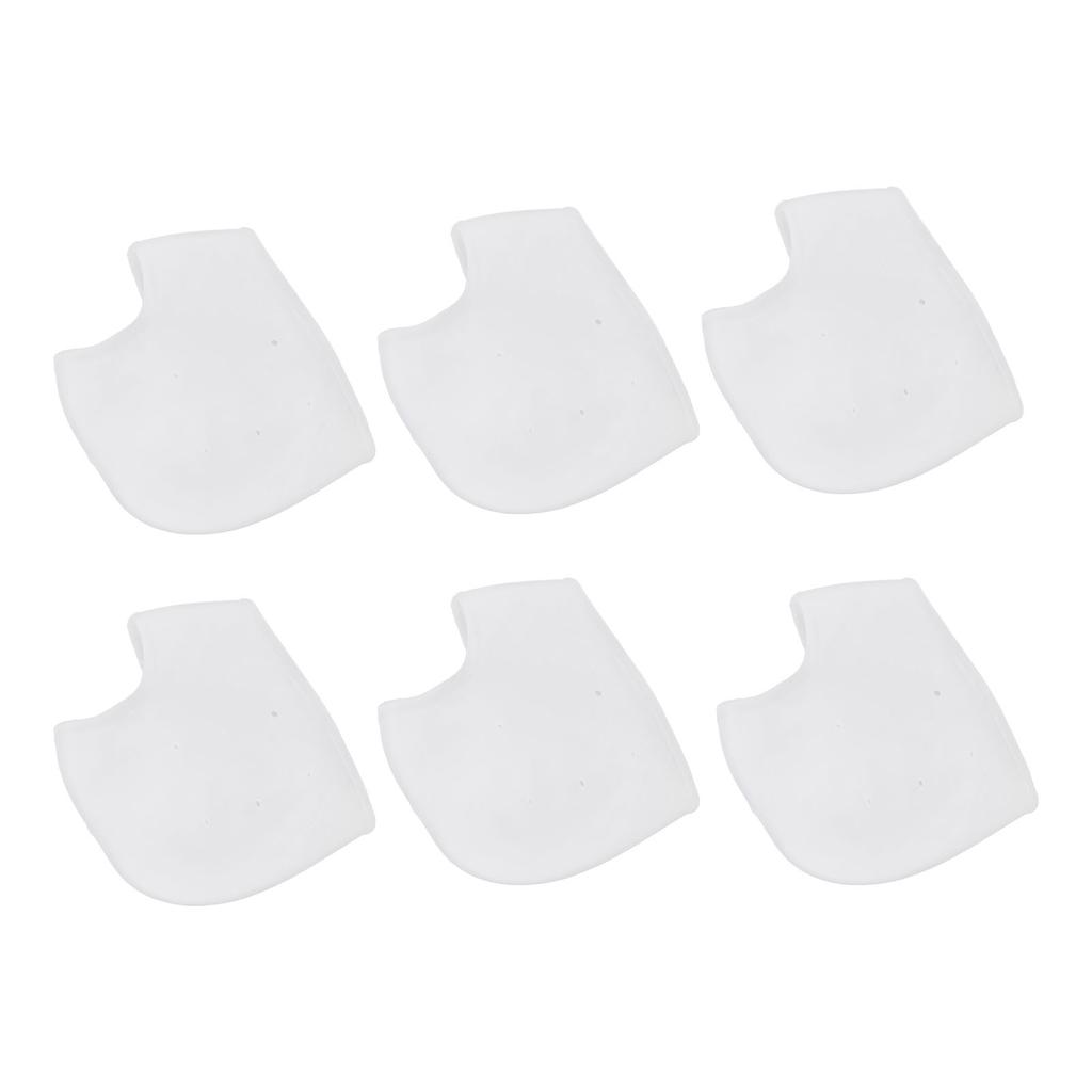 3 Pairs Silicone Heel Protectors Moisturizing and Anti Cracking Heel Protective Pad for Heel Pains