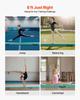 Trave di Equilibrio Pieghevole da 8 Piedi per Bambini, Supporto Stabile da 90,7 KG Trave da Pavimento per Ginnastica con Tappetini Antiscivolo, Attrezzatura per l'Allenamento di Ginnastica con Antiscivolo