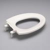 TOTO Regular Toilet Seat White (Front Round/No Lid/Elongate (Large)/Antibacterial) TC291J#NW1