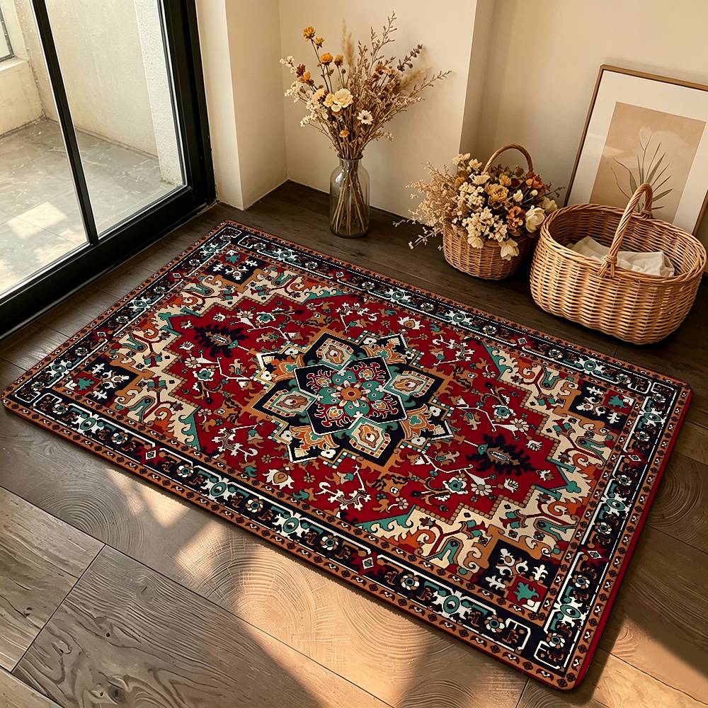 Persian Carpet Carpet Bathroom Anti-slip Mat Door Mat Home Decoration Mat Entrance Door Mat Scratch-resistant Door Mat