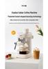 Italian Moka Pot: Semi-Automatic Coffee Maker for Home or Office with Manual Grinding and Brewing.