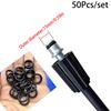 50Pcs High Pressure Water Gun Cleaning Outlet O-Ring Rubber Ring Black Car Wash Machine Accessories Car Beauty Water Gun Accesso