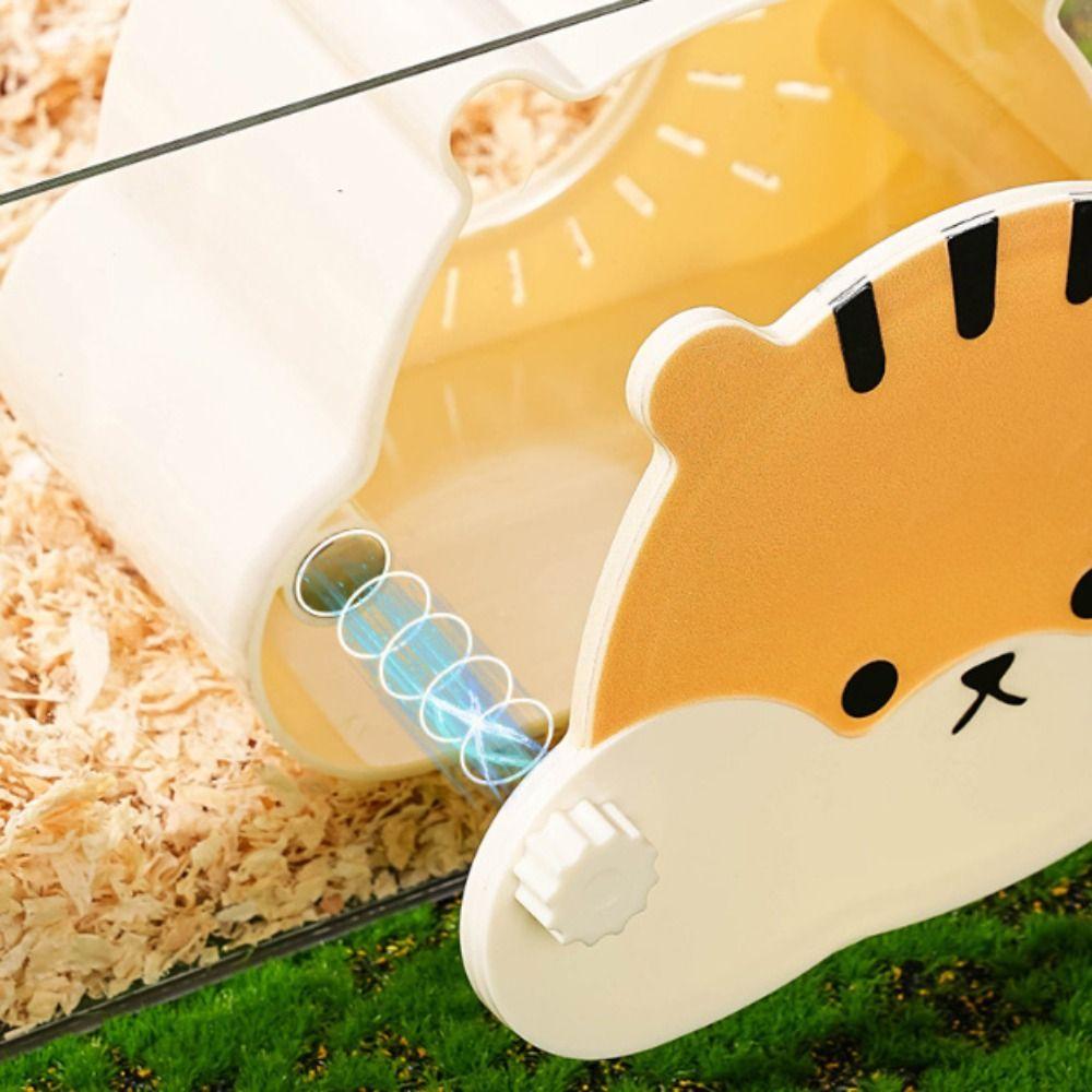 Cartoon Hamster Hideout House Magnetic Door Viewing Window Hamster Hide Cave Washable Small PetSleeping Nest for Hamster Cage