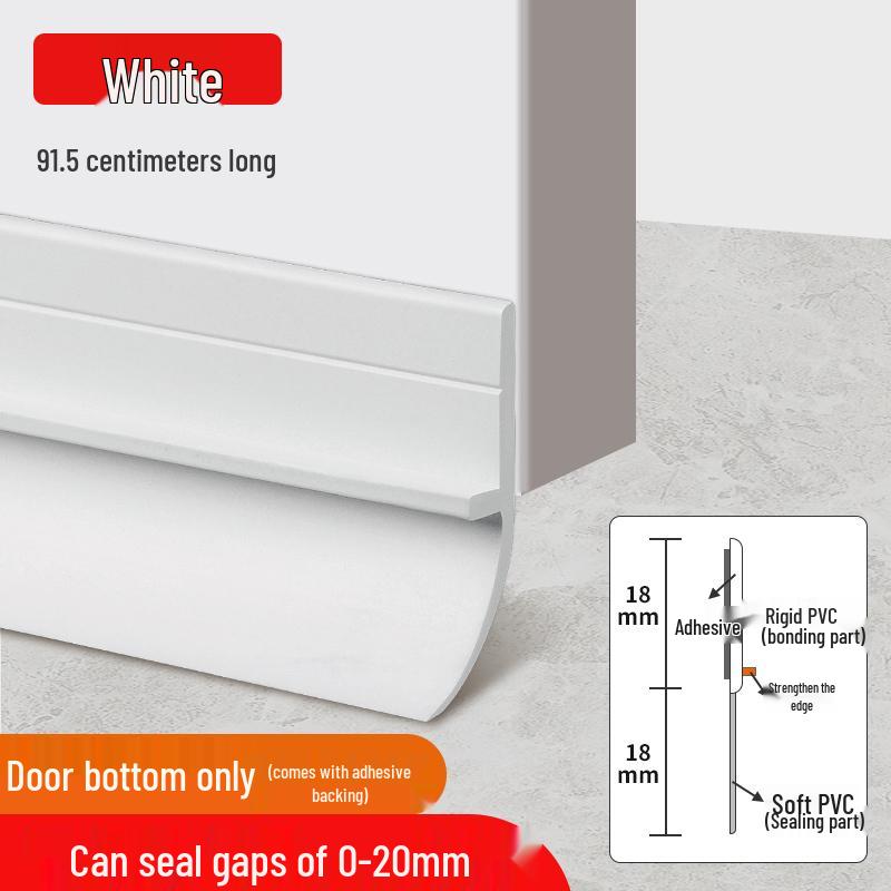 Self-Adhesive Soundproof Door Seal Strip for Windproof and Anti-Theft Protection
