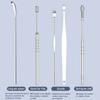 6/7Pcs Stainless Steel Ear Wax Remover Tool Ear Pick Cleaner Spoon Ear Care Kit Earwax Curette Hygiene Set Personal Care