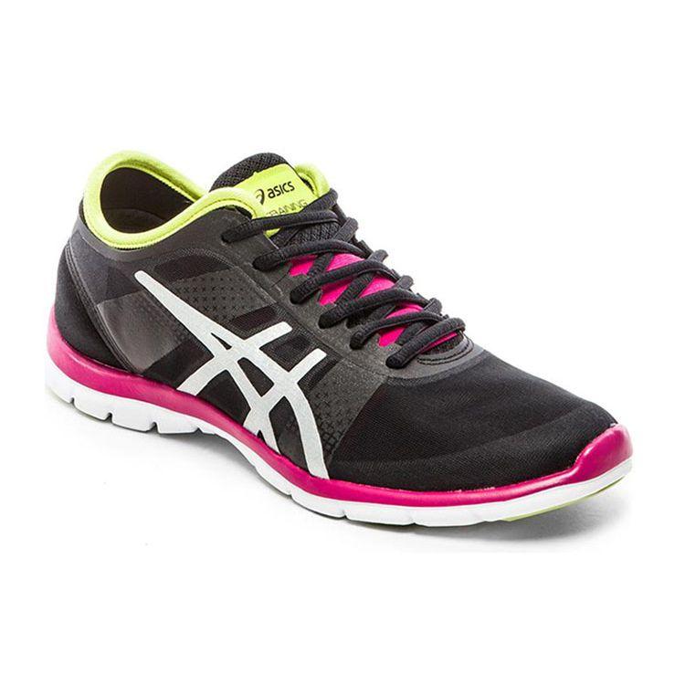 Asics Gel-Fit Nova Durable Non-Slip Low-Top Running Shoes Women Sneakers Black White S466N-9093