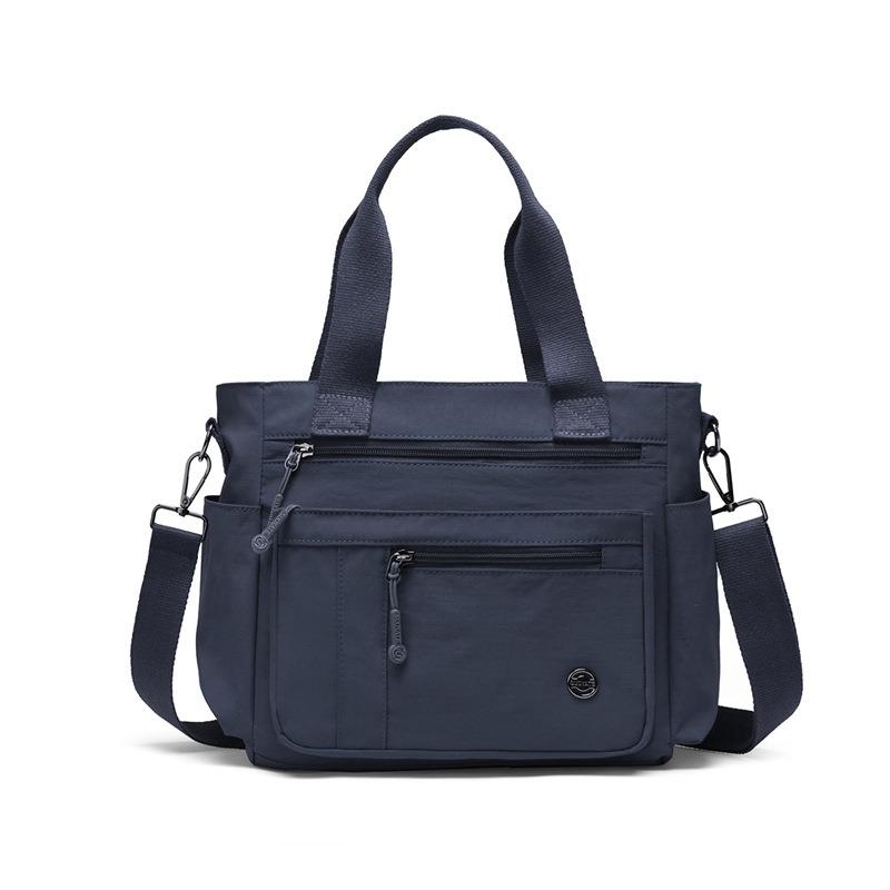 New Fashionable Multi-layer Handbag Women's Large-capacity Lightweight Women's Nylon Shoulder Bag Casual Tote Bag