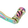 Lure Fishing Reel Handle Aluminum Alloy Baitcasting Reel Modified Double Rocker Arm Handle Grip Spiral Texture Colorful Finish 110mm