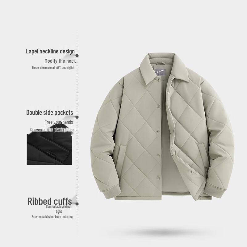 Guirenniao Unisex Winter Thermal Windproof Padded Jacket