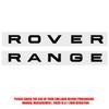 VTL1 Per Range Rover Evoque Sport HSE 1 pz Plastica ABS 3D Emblema Grande per Bagagliaio Auto Lettere Volvo Adesivo Decalcomania per Logo Range Rover