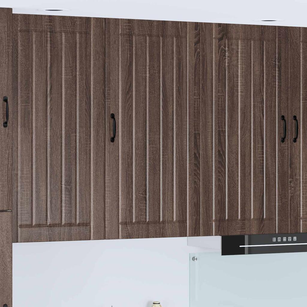 Wall Cabinet LUCCA Brown Oak 50 X 31 X 100 Cm Particleboard