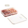 4/6-Grids Fridge Sealed Fresh-Keeping Box With Lid Plastic Freezer Food Storage Box Reusable Food Container For Kitchen