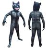 Fantasia Halloween Costume For Kid Anime Black Cat Cosplay Boy Girl Bodysuit Jumpsuit Cartoon Disfrace Carnival Party Clothing