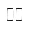 2Pcs Carbon Fiber Interior Reading Light Cover Trim For Toyota Sienna 2015-