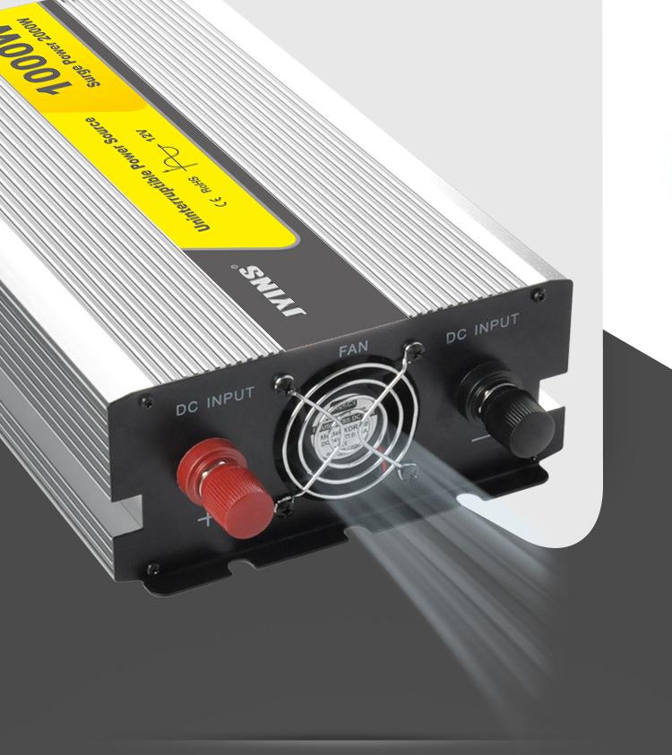 1000W Pure Sine Wave Solar Inverter 12V/24V to 220V with Charging