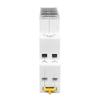 DIN Rail 18mm Voltage Meter AC 40-500V 220V 380V Single Three Phase Modular Voltmeter Indicator LED Digital Display Detector