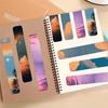 4pcs Retro Painting Bookmark for Books Vintage Items Veiws Magnetic Page Clips Book Marker Unique Reading Gift